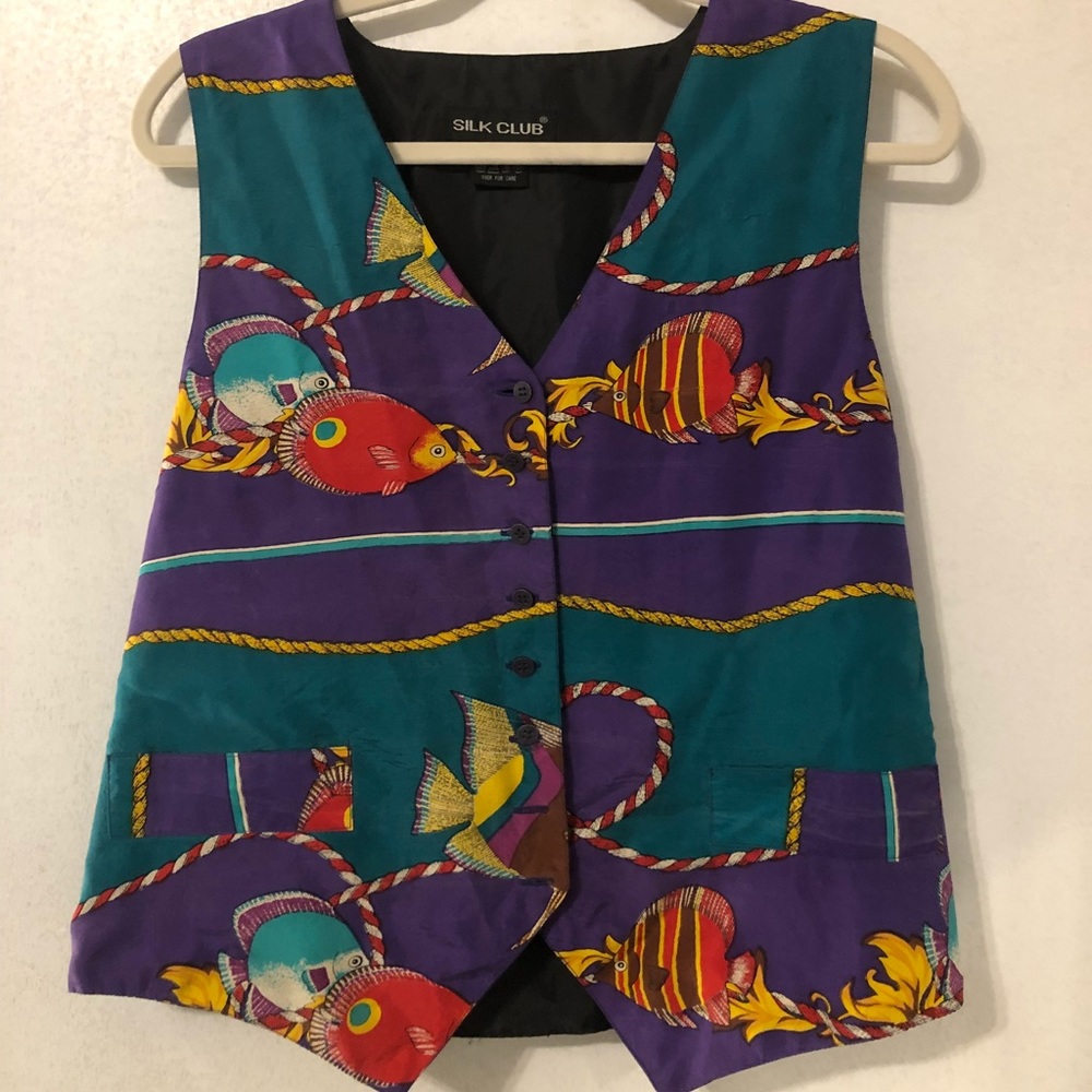 School o' Fish Silk Vest